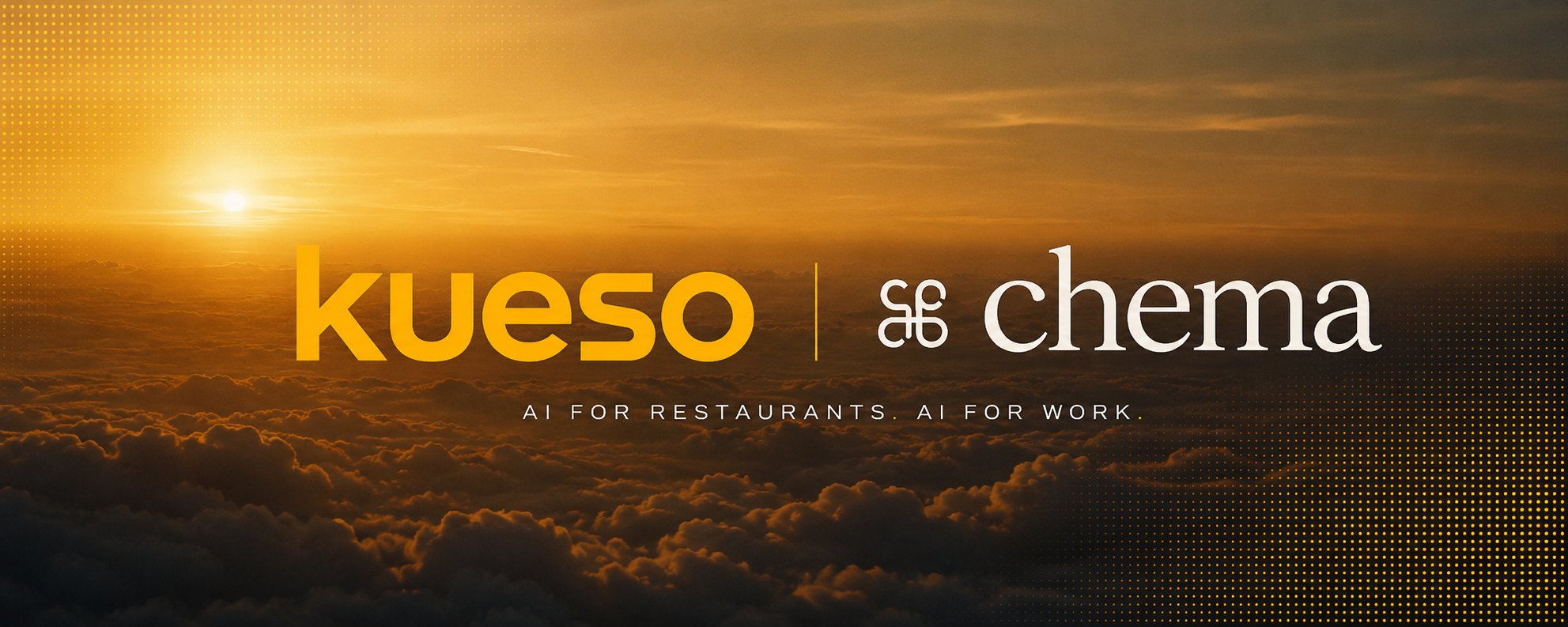 Kueso and Chema. AI for restaurants. AI for work.